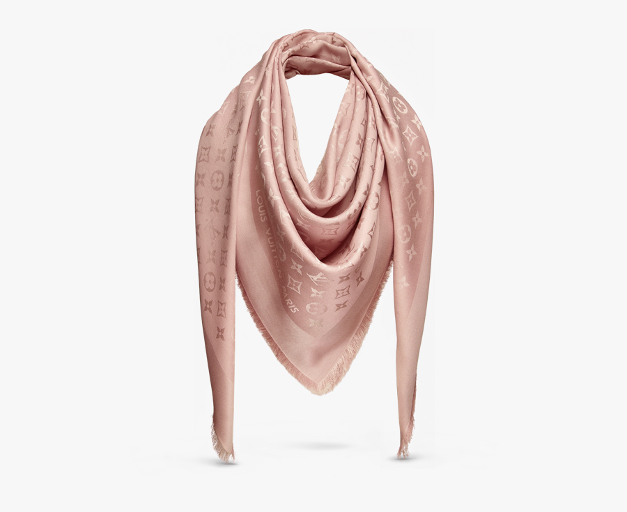 Light Pink Louis Vuitton Scarf , Free Transparent Clipart - ClipartKey