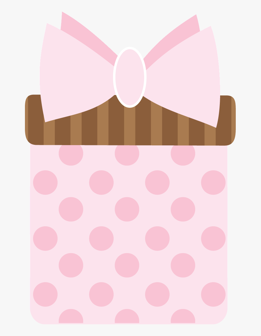 Pink Polka Dot Clip, Transparent Clipart