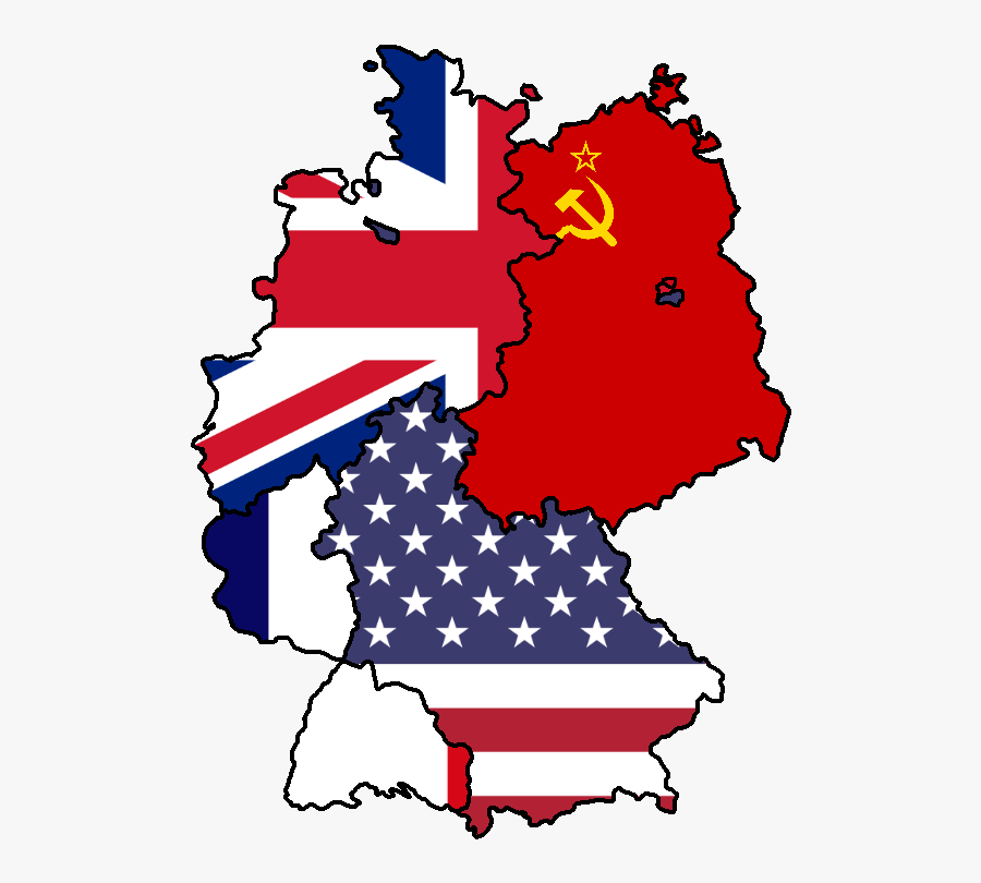 Alemania Occidental Y Oriental Clipart , Png Download - Germany May 1945, Transparent Clipart