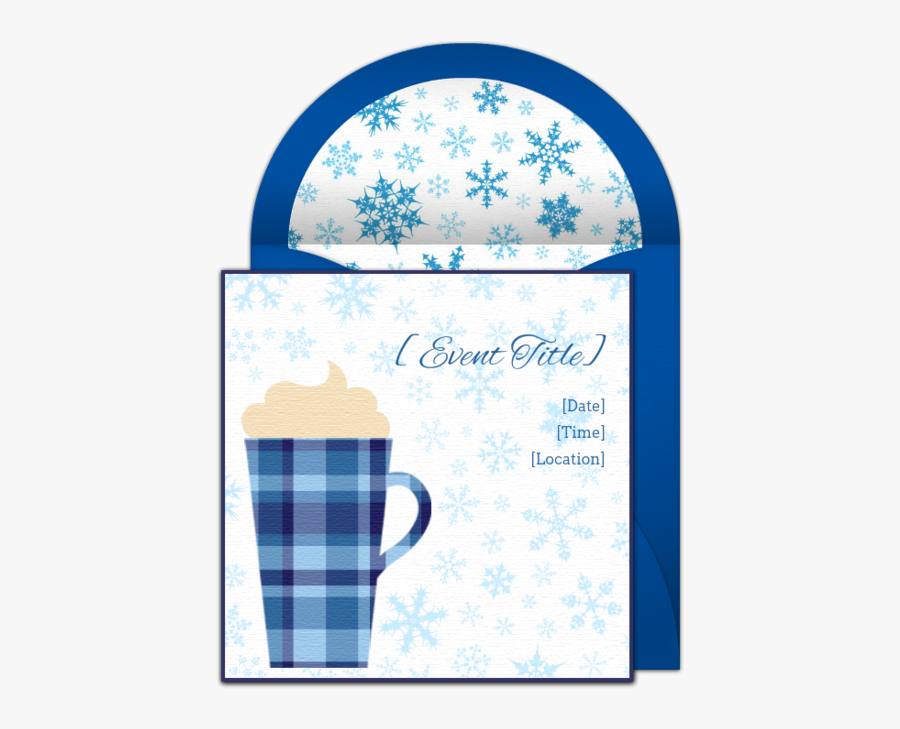 Winter Party Free Brunch Invitations Modern Themed - Plaid, Transparent Clipart