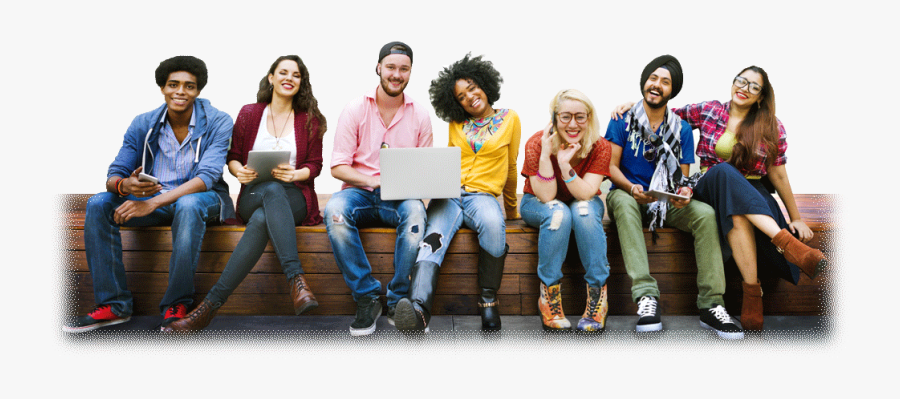 Adolescence Social Group Student Stock Photography - Millennials Tech Savvy, Transparent Clipart