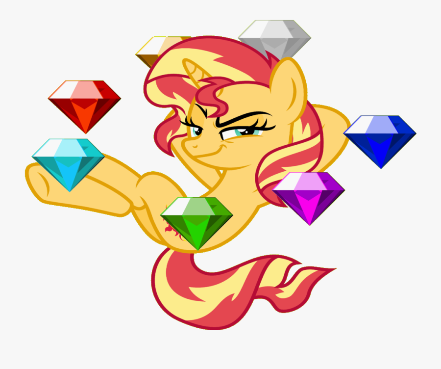 Ugandan Knuckles Png Library Stock - My Little Pony Sunset Shimmer Evil Pony, Transparent Clipart