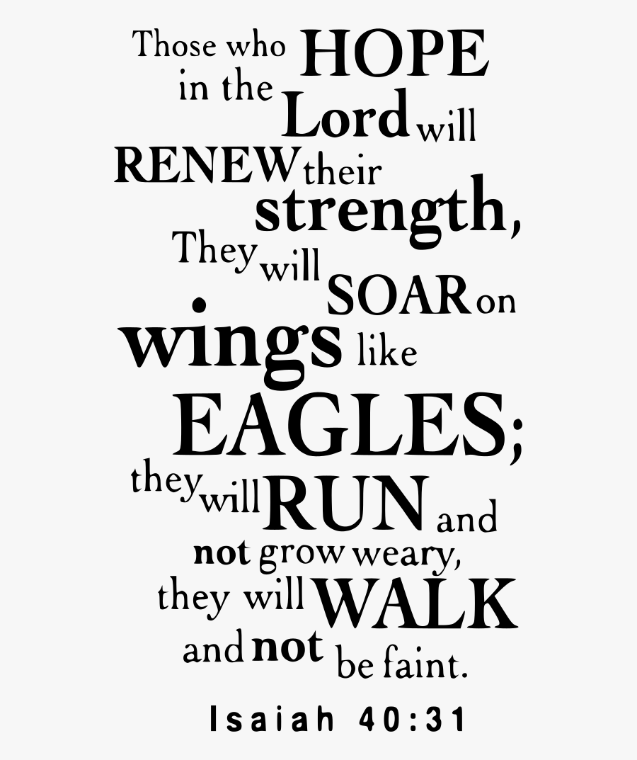 Isaiah 40 31 Phone, Transparent Clipart
