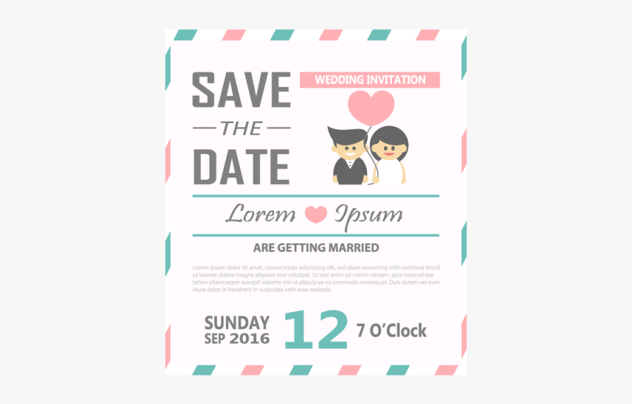 Clip Art Convite De Casamento Modelo - Nexcen Brands, Inc., Transparent Clipart