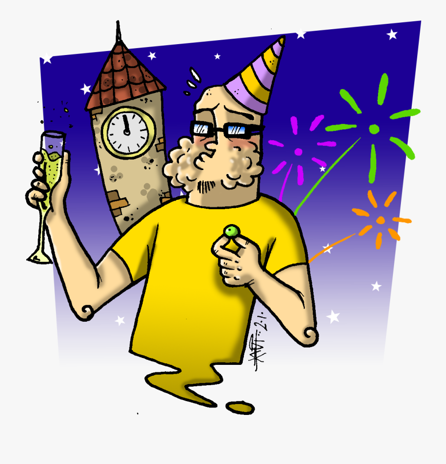 ¡feliz Año Nuevo - Cartoon, Transparent Clipart