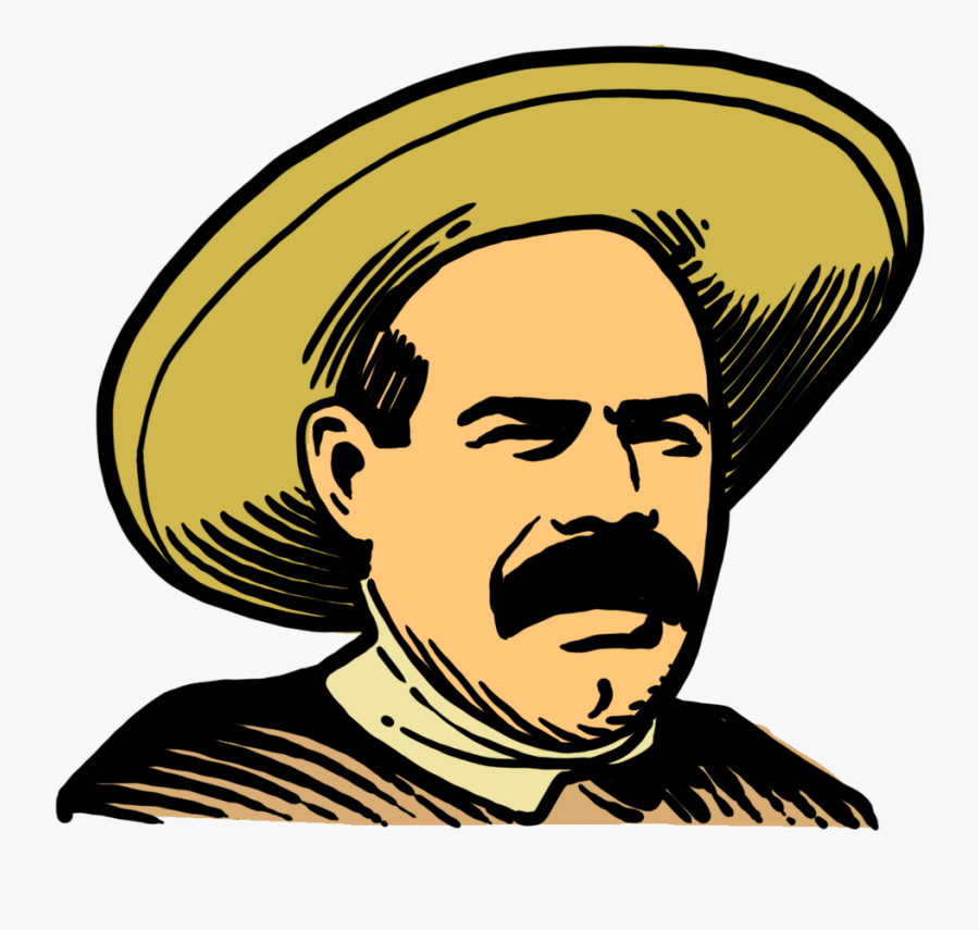 Pancho Villa Cartoon, Transparent Clipart