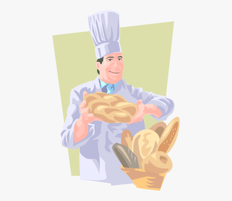 Baker Presents Fresh Baked - Cartoon, Transparent Clipart