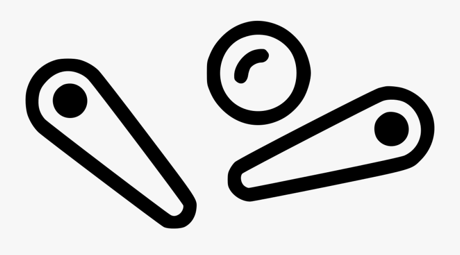 Pinball Machine Clip Art - Pinball Black And White, Transparent Clipart