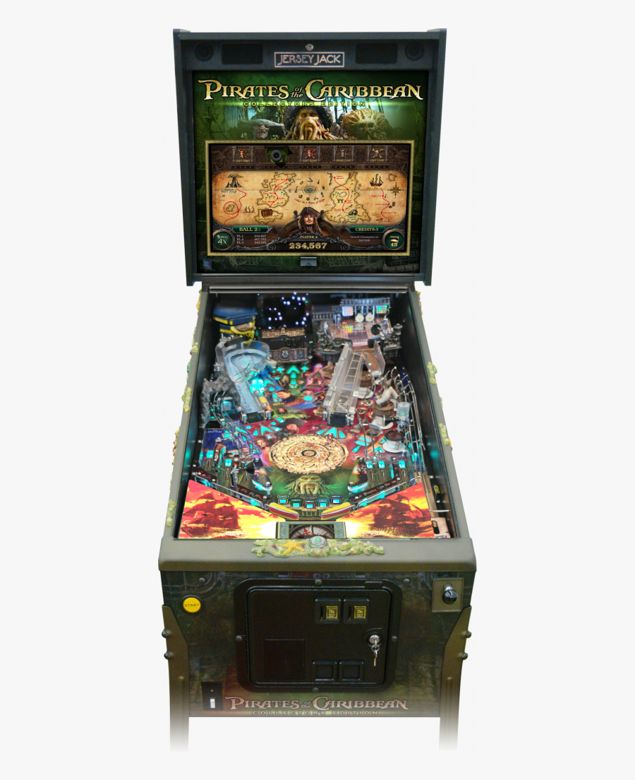 Pirates Of The Caribbean Pinball Jersey Jack, Transparent Clipart