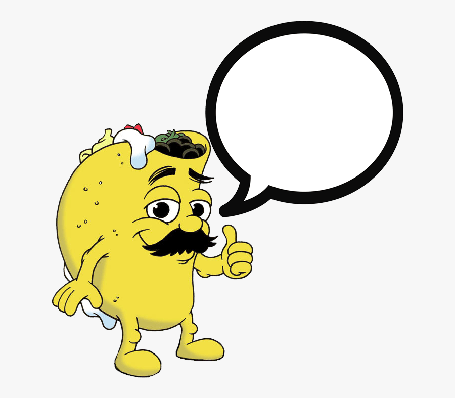 Transparent Cartoon Taco Png - Taco Man, Transparent Clipart