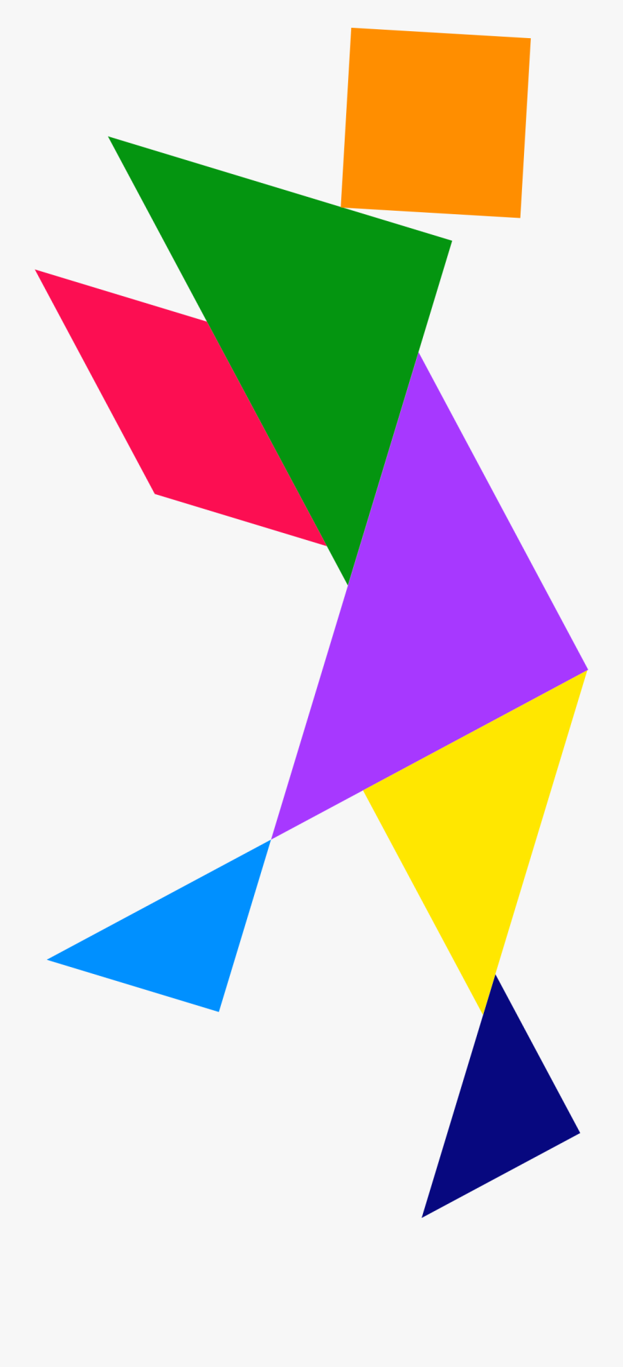 Tangram Slide Clip Art, Transparent Clipart