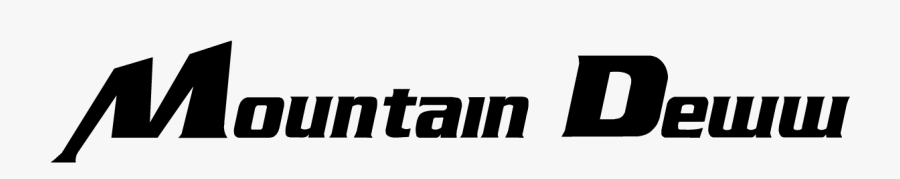 Mountain Dew - Mountain Dew Lettering, Transparent Clipart