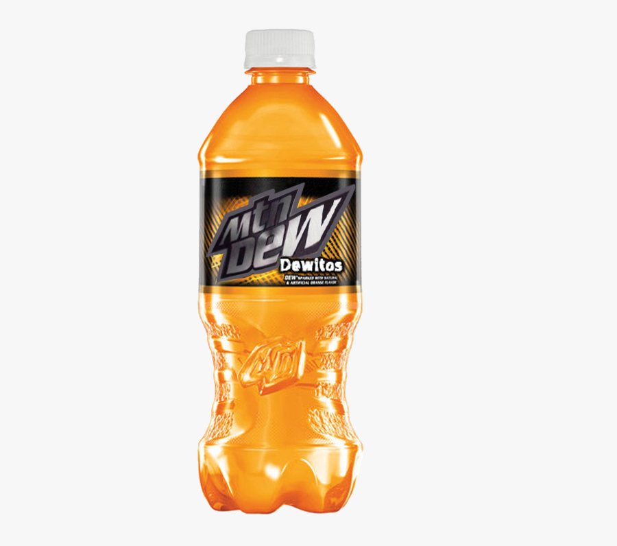Mountain Dew Code Red Bottle, Transparent Clipart