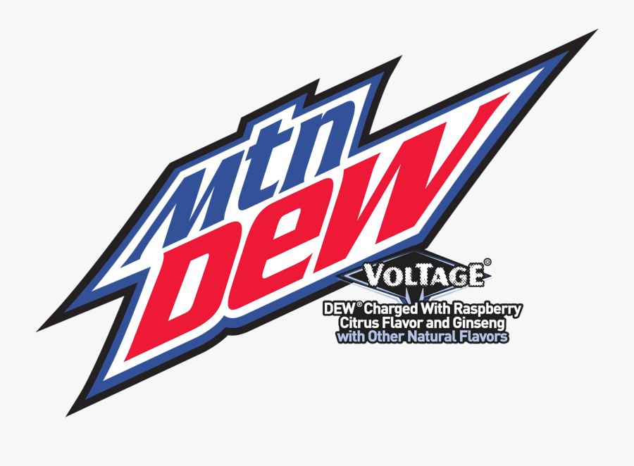 Mountain Dew Logo Voltage - Diet Mtn Dew Logo, Transparent Clipart