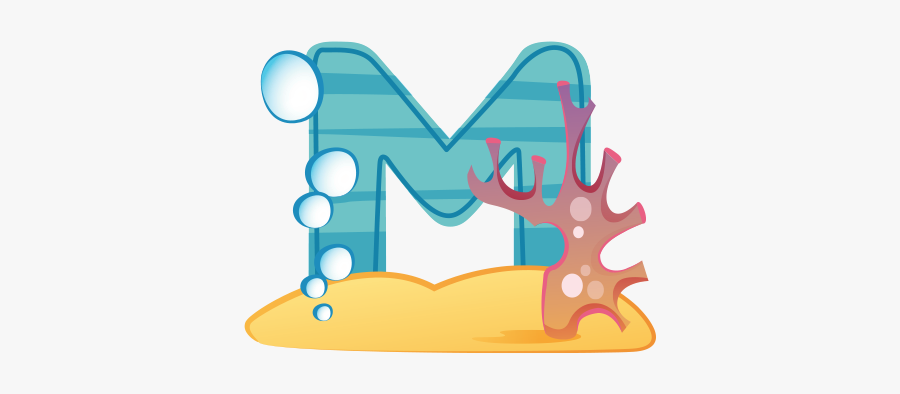 Glue Clipart Adhesive - Letter M Sea, Transparent Clipart