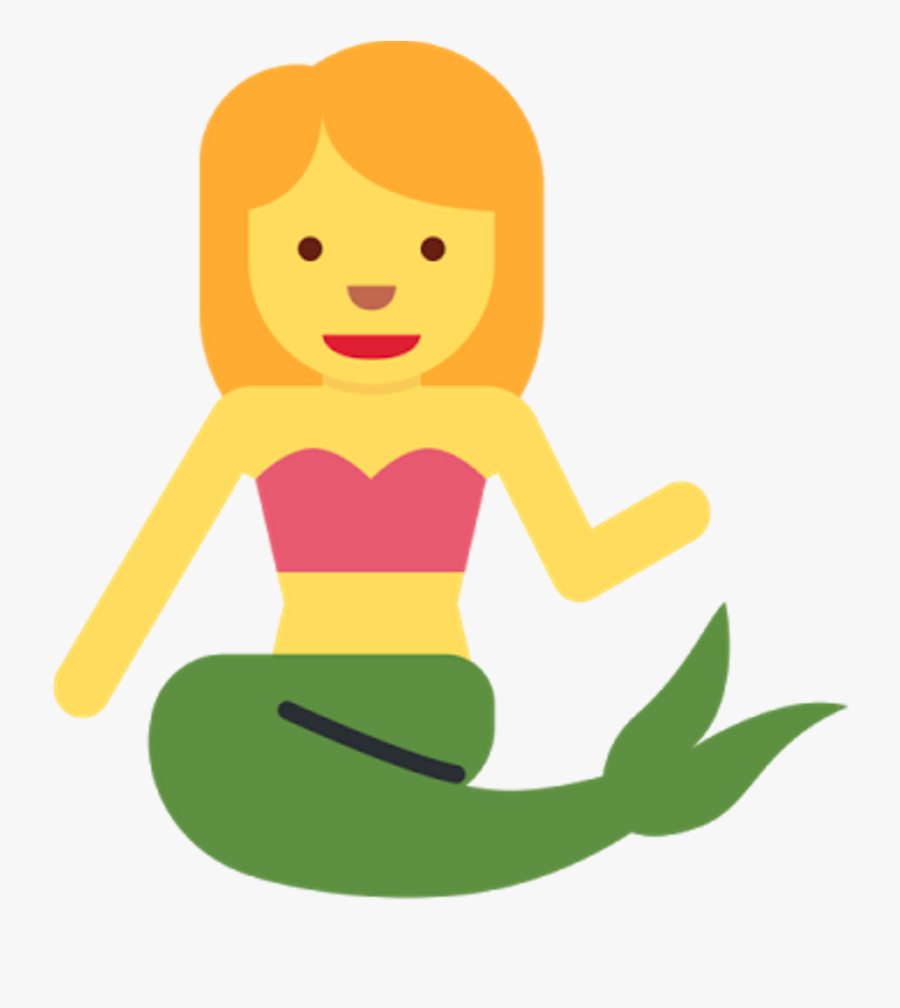 Emoji Mermaid Sirena Hearts Pencilart Arte Art Playgame - Emoji Sirena, Transparent Clipart