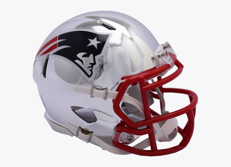 Chrome Mini Speed Replica - Nfl Helmets Patriots, Transparent Clipart