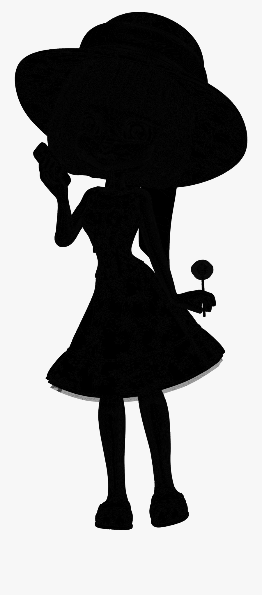 Cowboy Hat Fedora Silhouette - Silhouette, Transparent Clipart