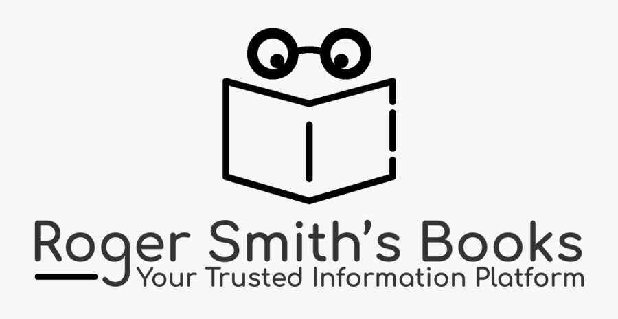 Roger Smith’s Books - Line Art, Transparent Clipart