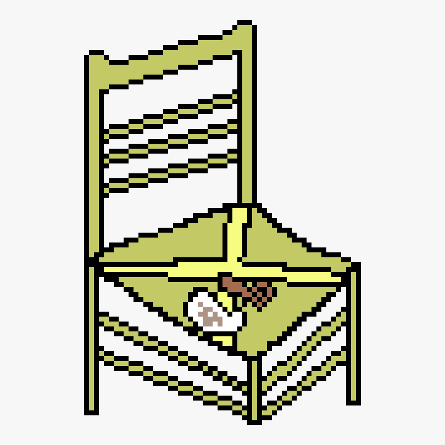 Chair By Van Gogh Pixel Art, Transparent Clipart