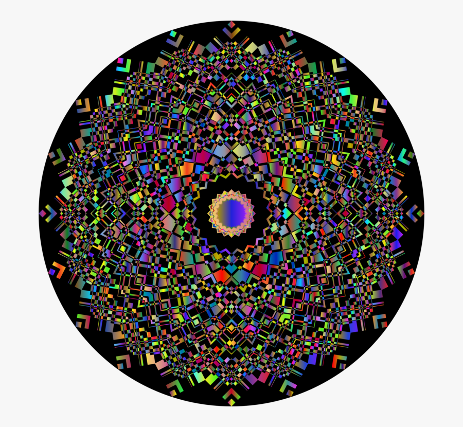 Transparent Kaleidoscope Clipart - Circle, Transparent Clipart
