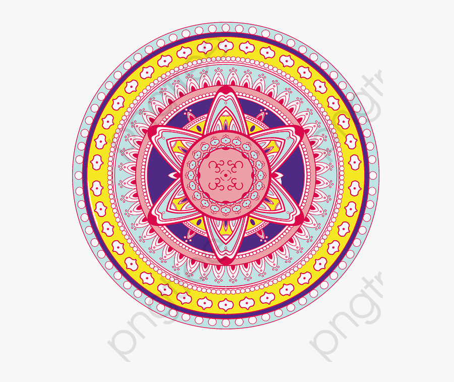Mandala Painting Datura Kaleidoscope - Mandala Hindu Png, Transparent Clipart