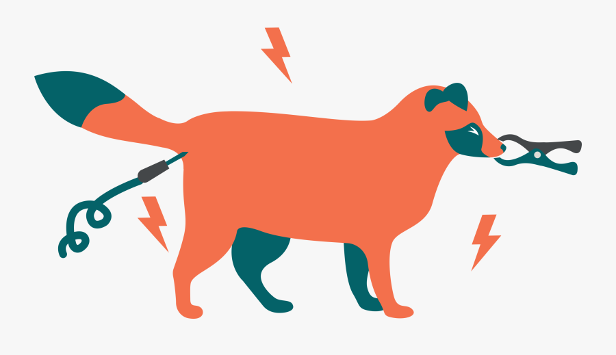 Dog Catches Something, Transparent Clipart