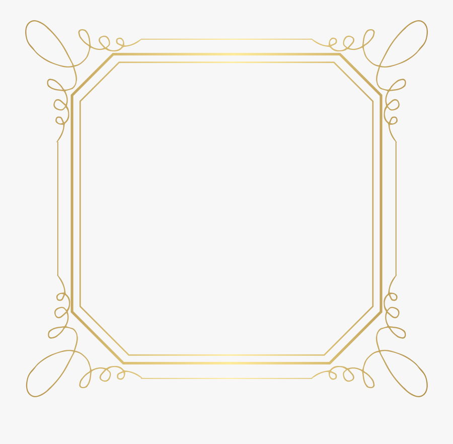 Deco Borders Clip Art, Transparent Clipart