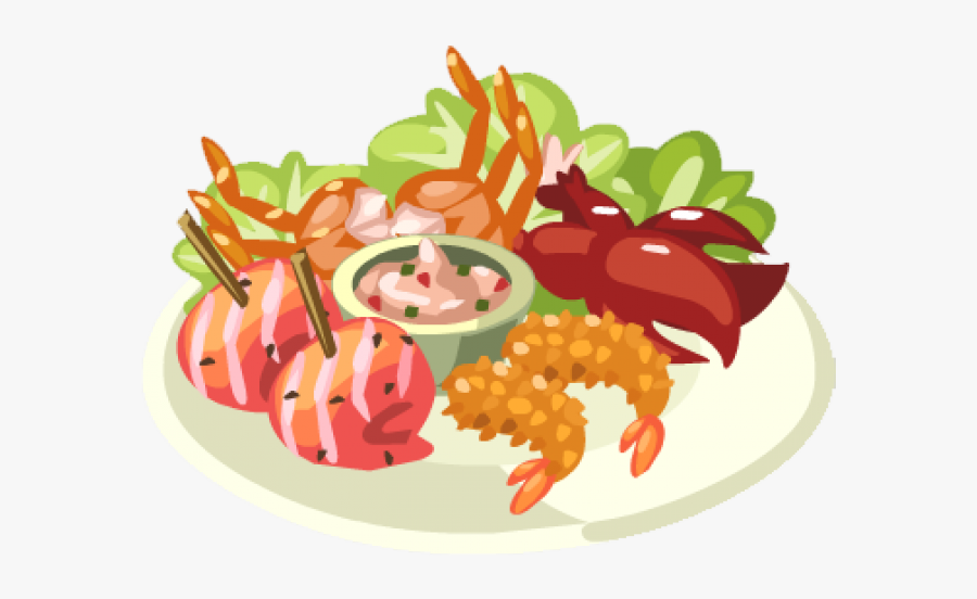 Seafood Clipart Png, Transparent Clipart