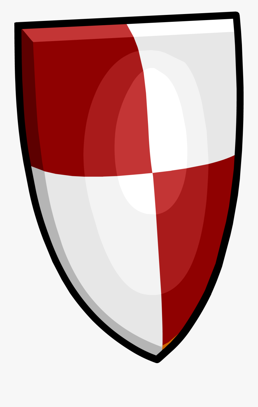 Image Png Club Penguin - Shield Red Png, Transparent Clipart