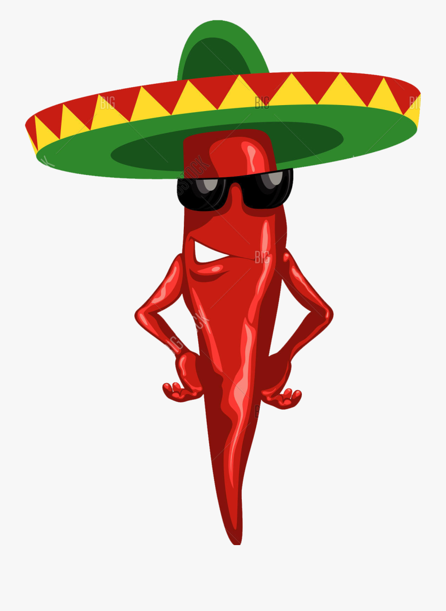 Tacos Clipart Chicken Taco - Cartoon Chili, Transparent Clipart