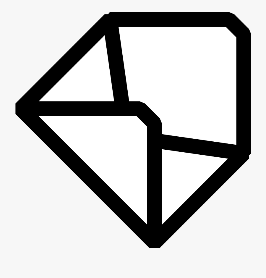 Envelope Open Mail Free Photo - Mail Cartoon Black And White, Transparent Clipart