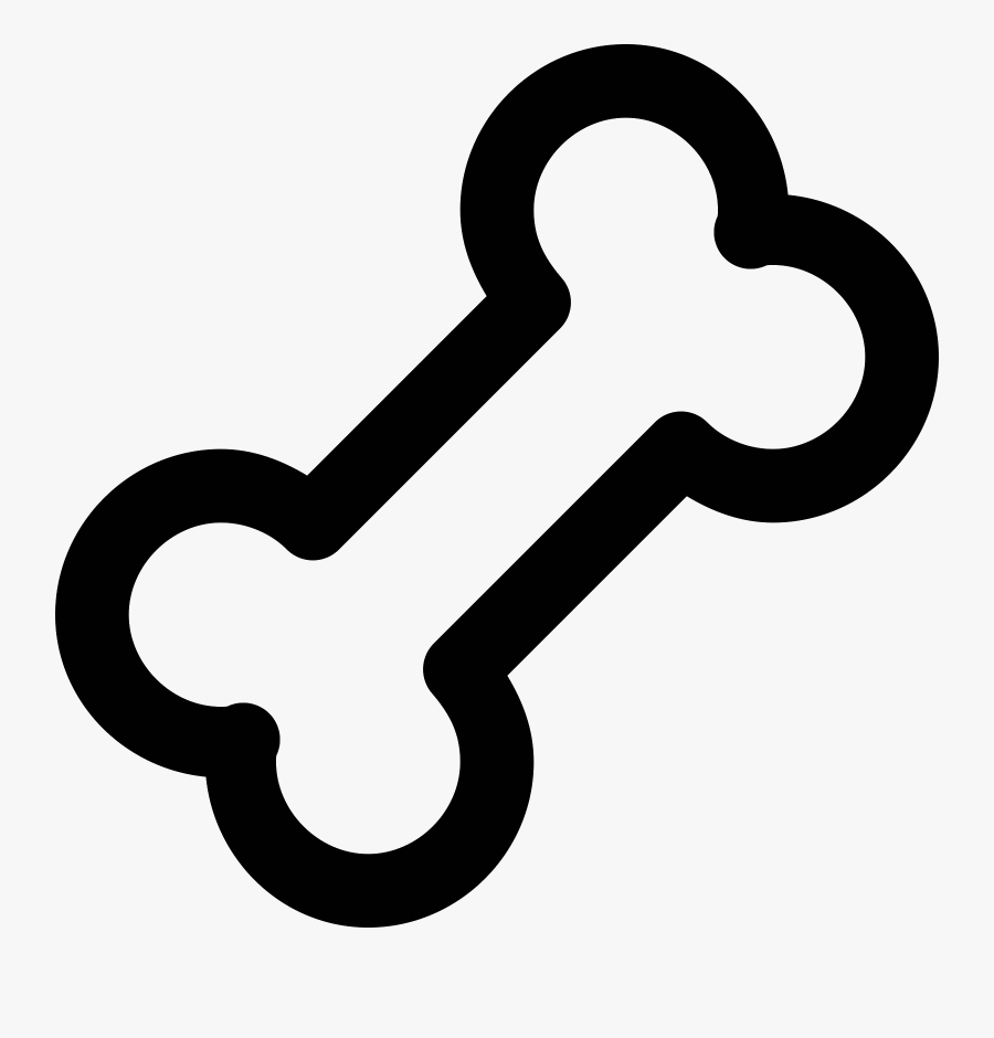 Making The Web Com - Bone Icon, Transparent Clipart