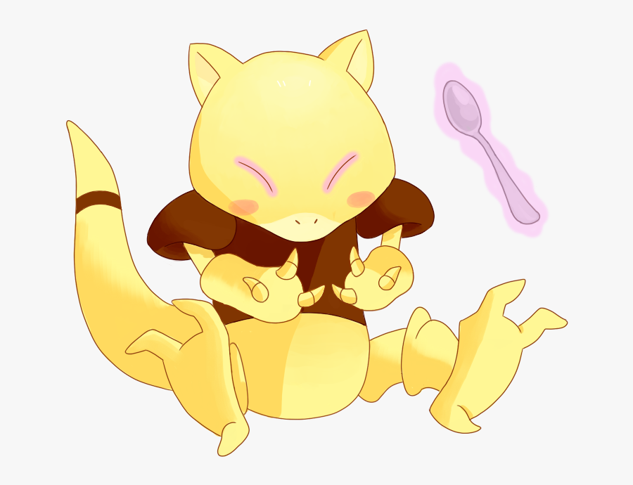 Abra Used Psychic By Nekolloco - Shiny Abra Png, Transparent Clipart