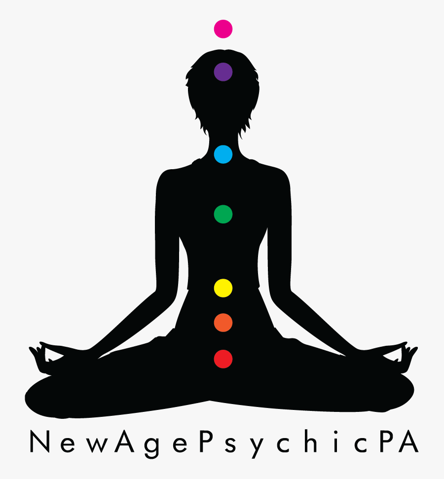 New Age Psychic Pa - Yoga Poses Picture Black And White, Transparent Clipart