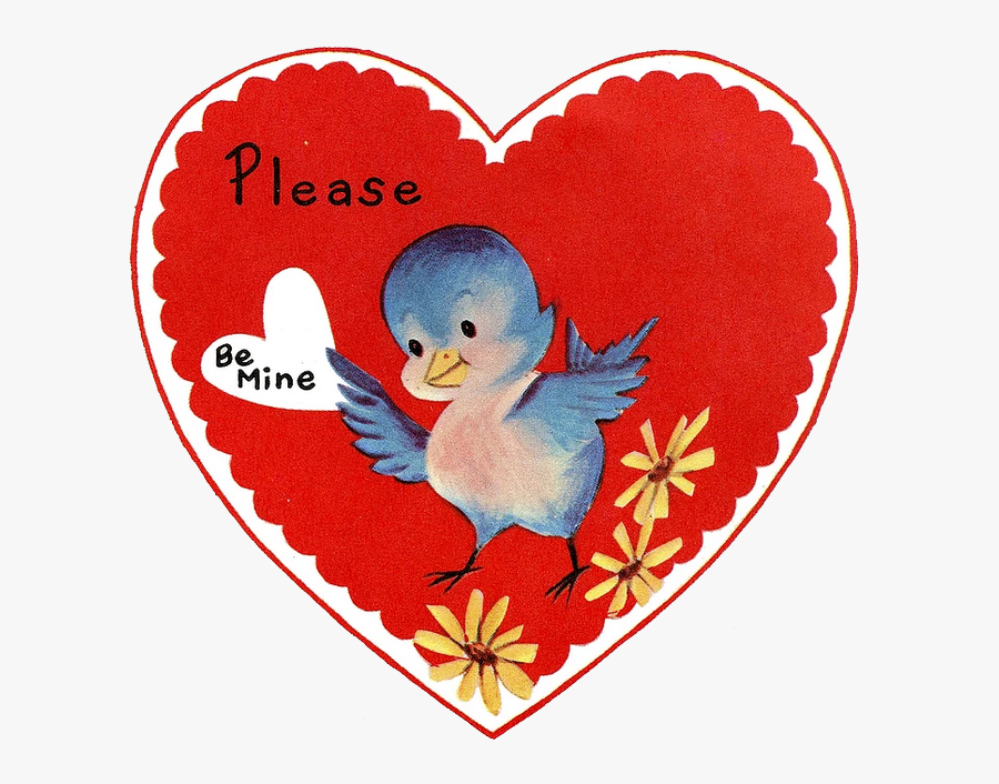 Love Psychic - Vintage Valentine Heart, Transparent Clipart