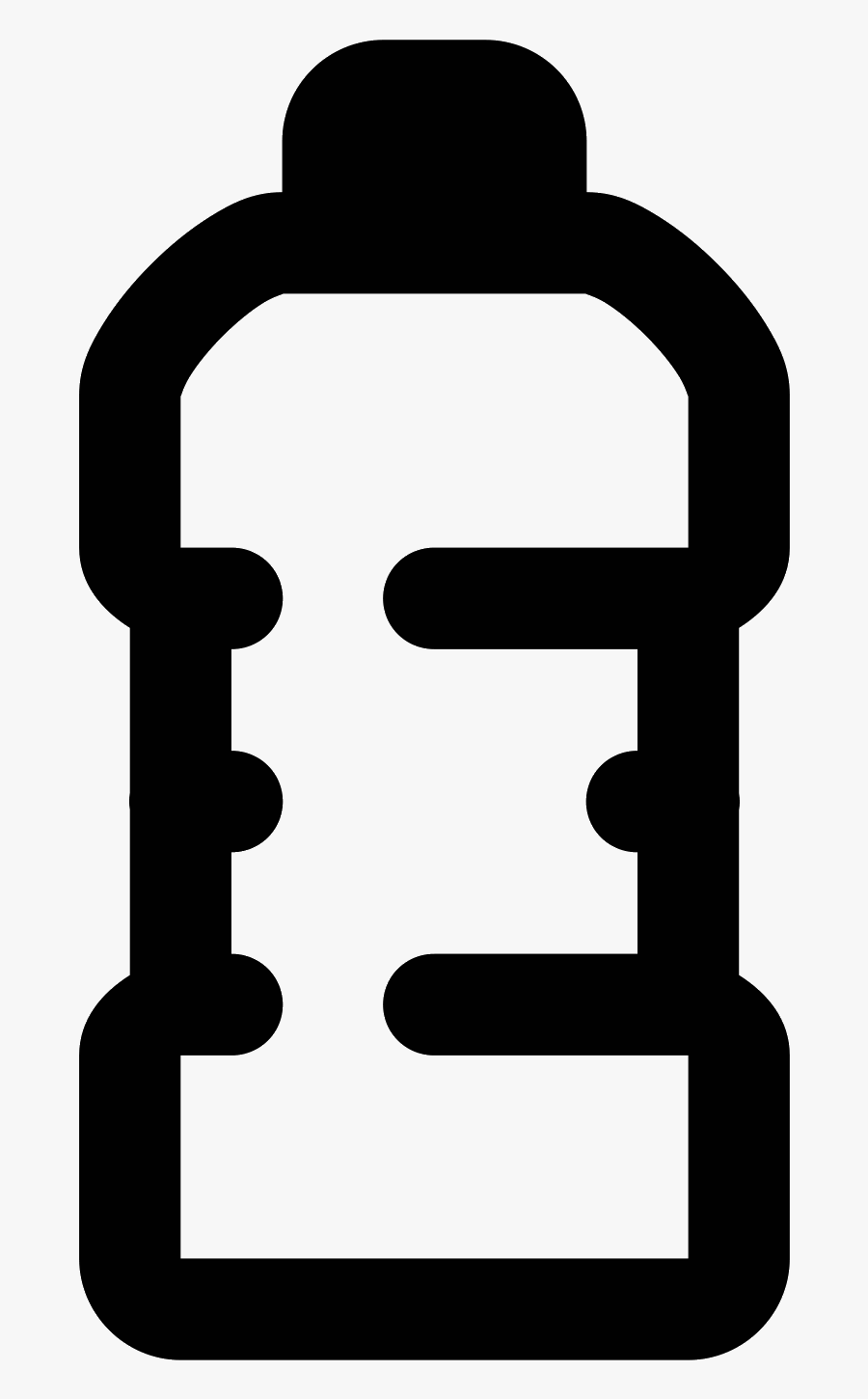 Bottle Of Water Icon, Transparent Clipart