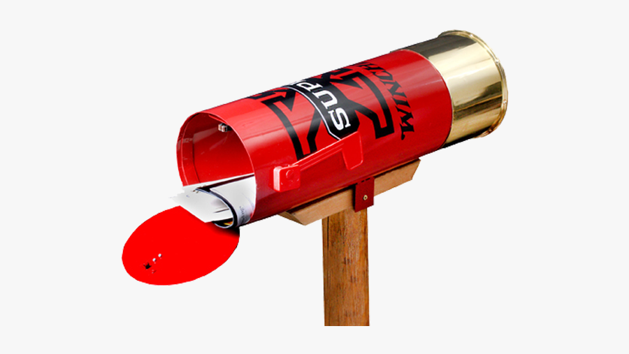 Winchester Super X Usps - Shotgun Shell Mailbox, Transparent Clipart
