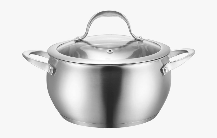 Stainless Steel Pot Oven Safe, Transparent Clipart