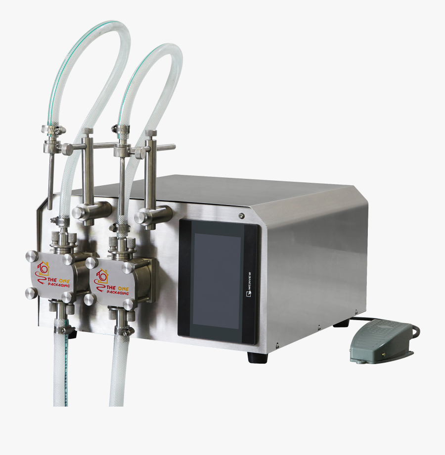 Semi Automatic Shampoo Liquid Soap Detergent Filling - Machine, Transparent Clipart