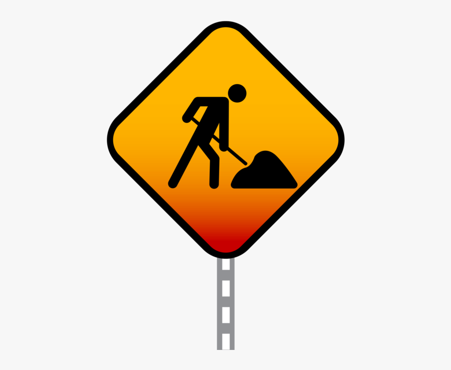 Men At Work Sign Png Image Free Download Searchpng - Placa De Obra Png, Transparent Clipart
