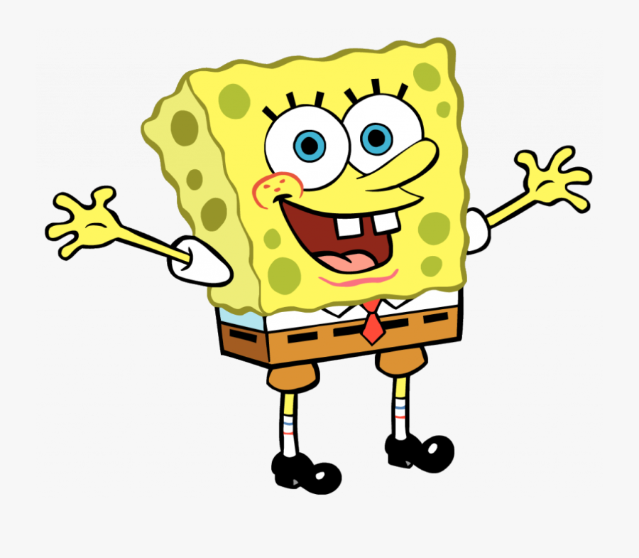 Men At Work Down - Bob Sponge, Transparent Clipart