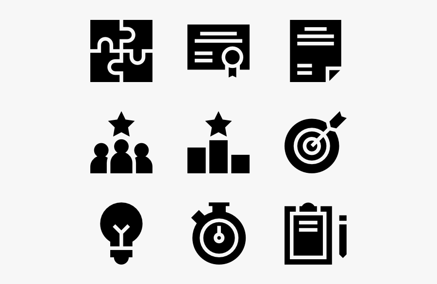 Smart Home Symbols, Transparent Clipart