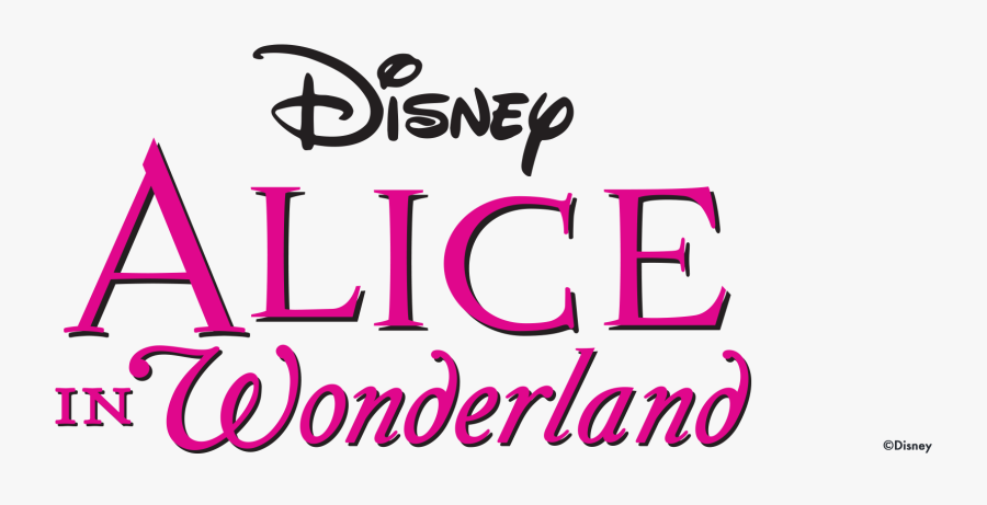 Alice In Wonderland Logo Disney, Transparent Clipart