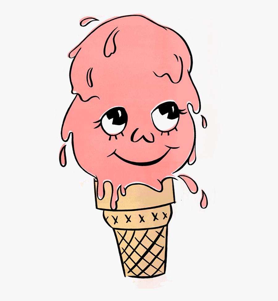Cone Clipart Melted, Transparent Clipart