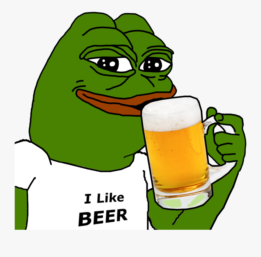 Clip Art Likes Beer Too The - Pepe Transparent Png, Transparent Clipart