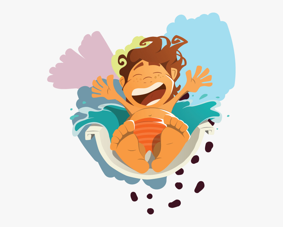 Slide Water Slip And Slide Clipart, Transparent Clipart