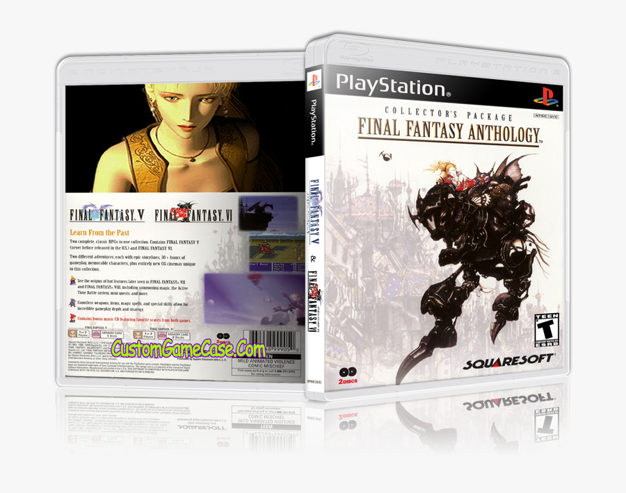 Ps1 Final Fantasy 5 Cover Png - Final Fantasy Anthology Final Fantasy Vi Usa V1 1, Transparent Clipart