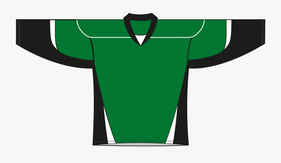 Heavy Weight League Xj-6 Kobe Hockey Jersey Kelly Green/black/white - Green And White Hockey Jerseys, Transparent Clipart