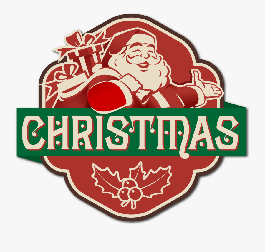 Christmas - Emblem, Transparent Clipart